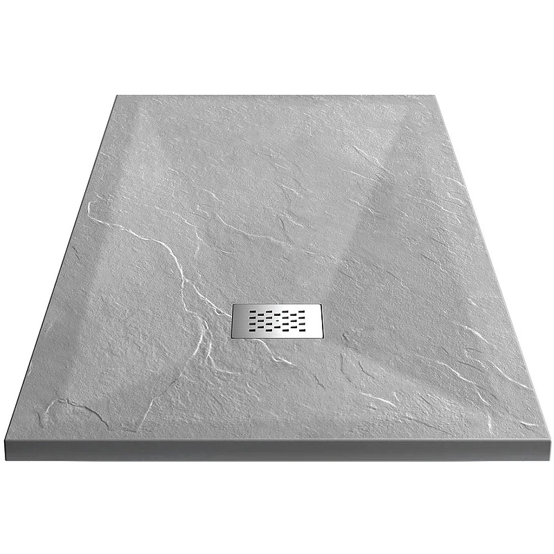 Душевой поддон из искусственного камня Vincea 90x90 VST-4SR9090G Серый
