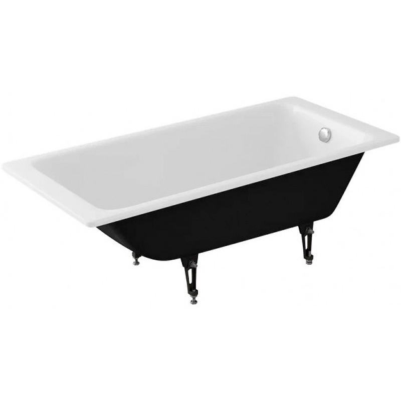 Чугунная ванна Delice Parallel 170x70 DLR220505R-AS с ручками с антискользящим покрытием