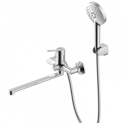 Смеситель для ванны Lemark Minima LM3851C универсальный Хром латунь на стену