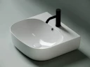 Раковина Ceramicanova Element 49 CN5011 Белая фарфор накладная