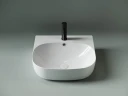 Раковина Ceramicanova Element 49 CN5011 Белая фарфор накладная