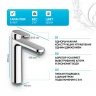 Смеситель для раковины Hansgrohe Vernis Blend 71552000 Хром латунь