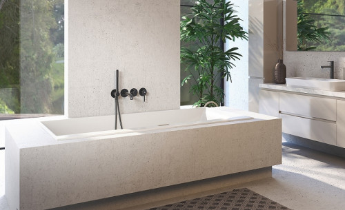 Смеситель для ванны Timo Saona 2314/03YSM Черный латунь встраиваемый