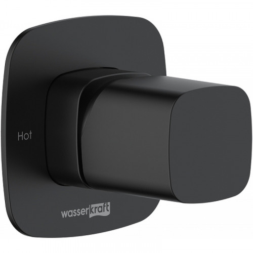 Смеситель для душа WasserKRAFT Nuthe 9151 Черный матовый латунь встраиваемый