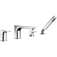 Смеситель на борт ванны WasserKRAFT Salm 2755 Хром латунь