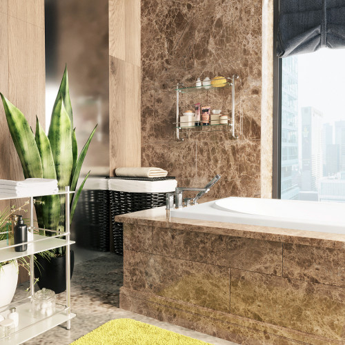 Смеситель на борт ванны WasserKRAFT Salm 2755 Хром латунь