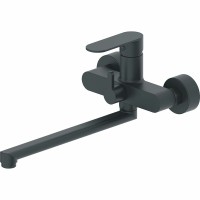 Смеситель для ванны Haiba HB22590-7 универсальный Черный на стену