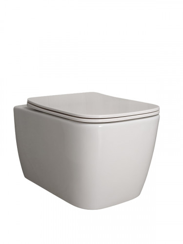 Унитаз Gid Cuadrado Tr2140 62254Y подвесной цвет Белый с сиденьем Микролифт