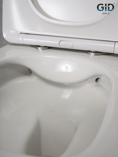 Унитаз Gid Cuadrado Tr2140 62254Y подвесной цвет Белый с сиденьем Микролифт