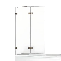 Шторка для ванны New Trendy AVEXA Gunmetal brushed x110 EXK-3523