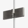 Шторка для ванны New Trendy AVEXA Gunmetal brushed x110 EXK-3523