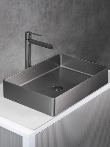 Раковина-чаша AltroBagno Astro 51 001018 MtGr цвет Оружейная сталь