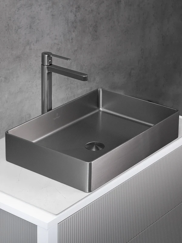 Раковина-чаша AltroBagno Astro 51 001018 MtGr цвет Оружейная сталь
