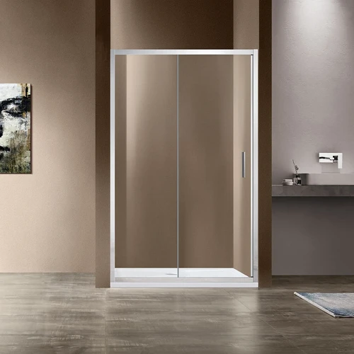 Душевая дверь Vincea Garda 105 VDS-1G105CL профиль Хром стекло прозрачное