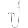 Смеситель для ванны Boheme Venturo 373-W Белый Хром латунь на стену
