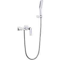 Смеситель для ванны Boheme Venturo 373-W Белый Хром латунь на стену