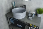 Раковина-чаша Gid Esfera 40 Gm969 53335 цвет Серый матовый