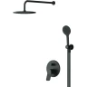 Душевая система AM.PM X-Joy FB85A1RH22 Черная латунь встраиваемый