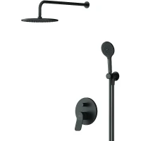 Душевая система AM.PM X-Joy FB85A1RH22 Черная латунь встраиваемый