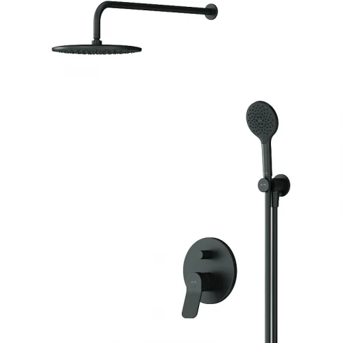 Душевая система AM.PM X-Joy FB85A1RH22 Черная латунь встраиваемый