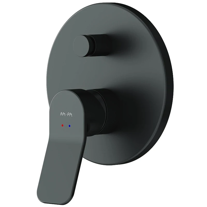 Душевая система AM.PM X-Joy FB85A1RH22 Черная латунь встраиваемый