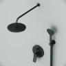 Душевая система AM.PM X-Joy FB85A1RH22 Черная латунь встраиваемый