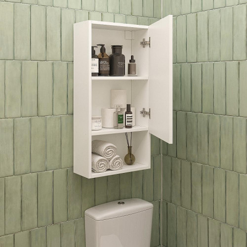 Подвесной шкаф DIWO Тула 40 TUL.SP.40-80/P/W над стиральной машиной цвет Белый