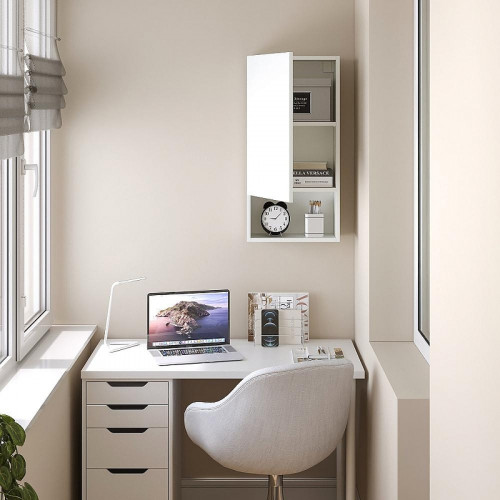 Подвесной шкаф DIWO Тула 40 TUL.SP.40-80/P/W над стиральной машиной цвет Белый