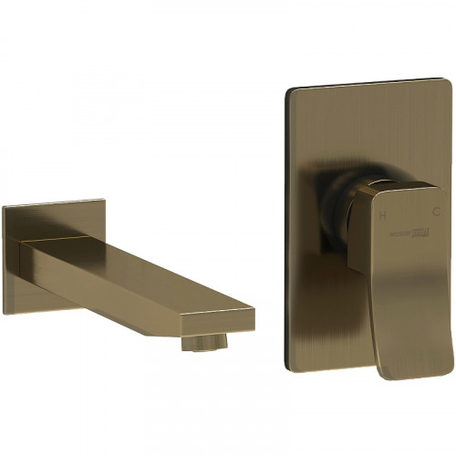 Смеситель для раковины WasserKRAFT A16573 Светлая бронза латунь встраиваемый