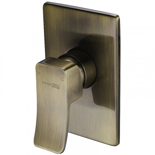 Смеситель для раковины WasserKRAFT A16573 Светлая бронза латунь встраиваемый