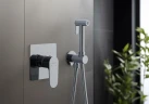 Гигиенический душ со смесителем Aquatek Оберон AQ1219CR Хром латунь встраиваемый