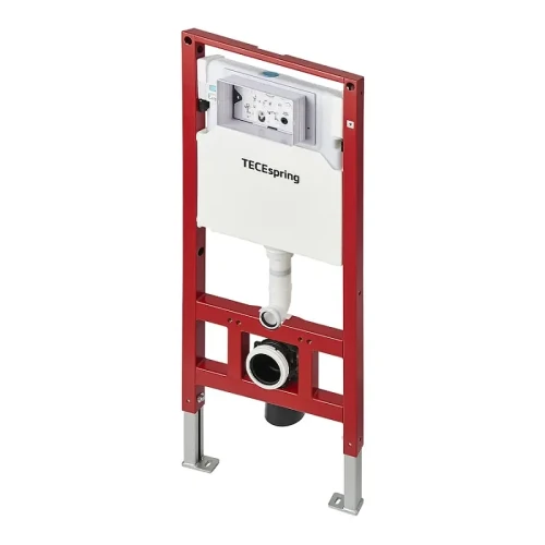 Инсталляция для унитаза Tece Spring base S401110 с клавишей смыва цвет Белый глянцевый