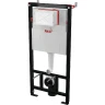 Инсталляция Alcaplast Sadromodul AM101/1120-3:1 RU M371-0001 для унитаза с клавишей смыва Хром глянец пластик