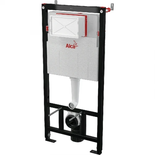 Инсталляция Alcaplast Sadromodul AM101/1120-3:1 RU M371-0001 для унитаза с клавишей смыва Хром глянец пластик