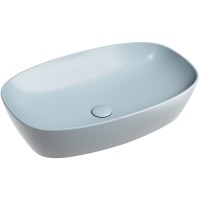 Раковина-чаша Ceramicanova Element 60 CN6049MHL Серо-голубая матовая фарфор накладная