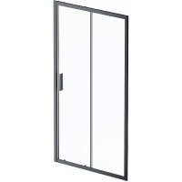Душевая дверь AM.PM Gem Solo 110 W90G-110-1-195BT профиль Черный матовый стекло прозрачное