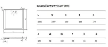 Душевой поддон из искусственного камня Excellent Lavano 100x100 BREX.1102.100.100.BLN Черный