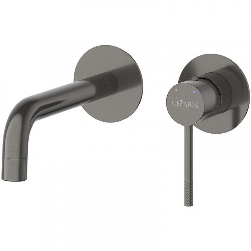 Смеситель для раковины Cezares Relax RELAX-BLI2-1-GM-W0 Оружейная сталь