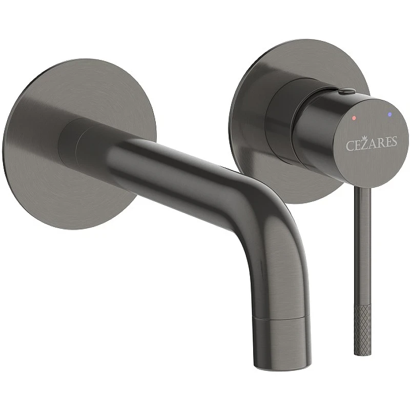 Смеситель для раковины Cezares Relax RELAX-BLI2-1-GM-W0 Оружейная сталь