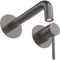 Смеситель для раковины Cezares Relax RELAX-BLI2-1-GM-W0 Оружейная сталь