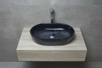 Раковина-чаша beWash Bogen 60 88601006 Черный глянец фарфор накладная