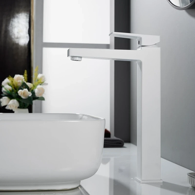 Смеситель для раковины Rose R2811C цвет Белый