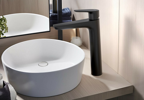 Смеситель для раковины Aquatek Бетта AQ1104MB Черный матовый латунь