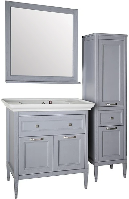 Зеркало ASB-Woodline Гранда 80 11481 Grigio массив дерева