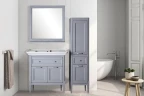 Зеркало ASB-Woodline Гранда 80 11481 Grigio массив дерева