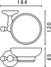 Мыльница Art&Max Antic Crystal AM-E-2699ASJ-Br Бронза