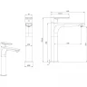 Смеситель для раковины Allen Brau Eclipse 2.0 5.E1A02-31 Черный матовый