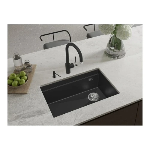 Кухонная мойка Rivelato Lino 65 LN-654-R antracite цвет Антрацит