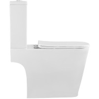 Унитаз компакт Royce Crown RCT-152204WH с бачком и сиденьем Микролифт фаянс напольный