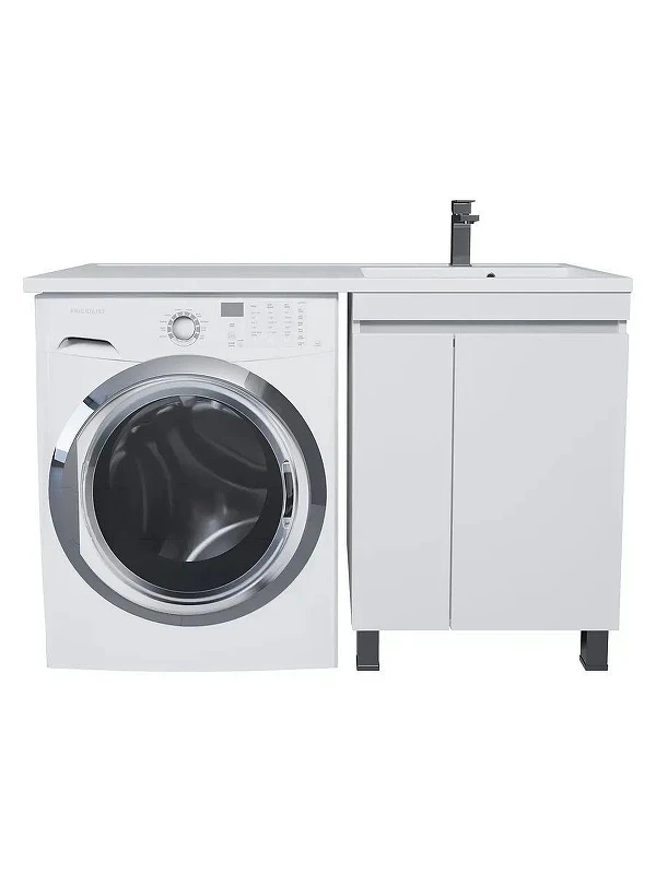 Тумба с раковиной Uperwood Magenta 120 R 52930205156 цвет Белый матовый